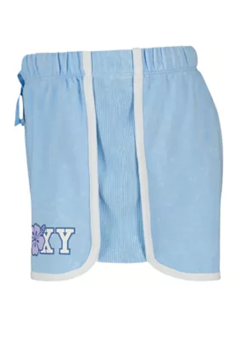Girls 7-16 Sunset Baby Terry Shorts
