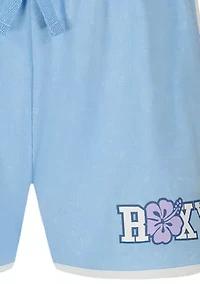 Girls 7-16 Sunset Baby Terry Shorts