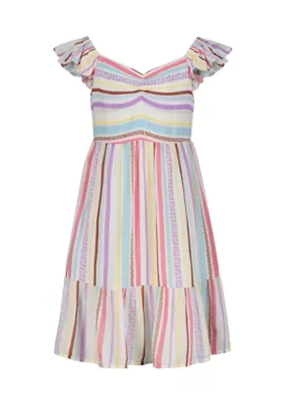 Girls 7-16 Striped Sea Salt Sundress