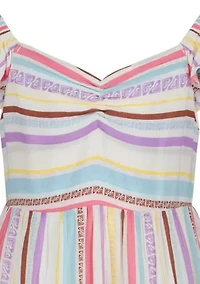 Girls 7-16 Striped Sea Salt Sundress