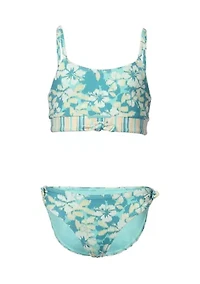 Girls 7-16 Hibiscus Bikini Set