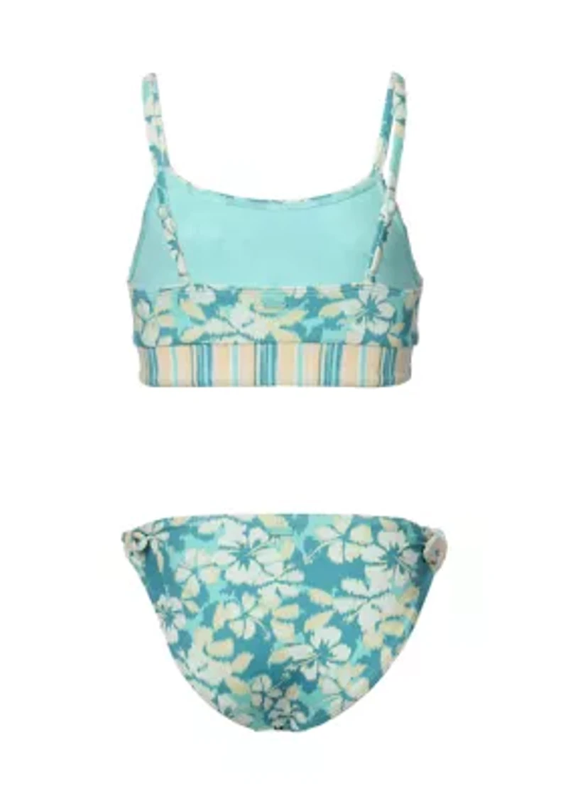 Girls 7-16 Hibiscus Bikini Set