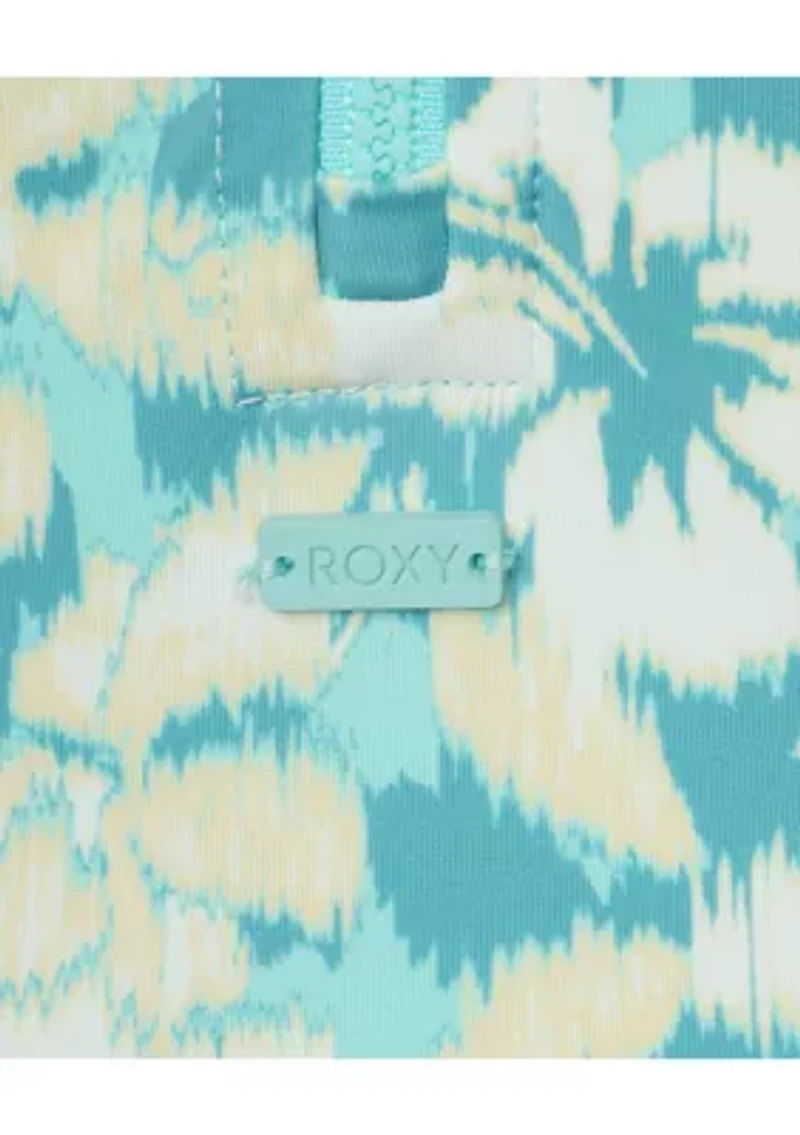 Girls 7-16 Hibiscus Rashguard Suit