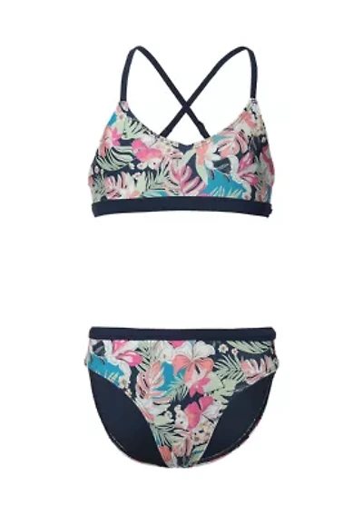 Girls 7-16 Moody Tropical Bikini Set