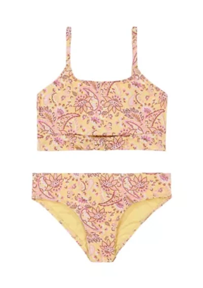 Girls 7-16 Tropidelic Printed Bikini Set