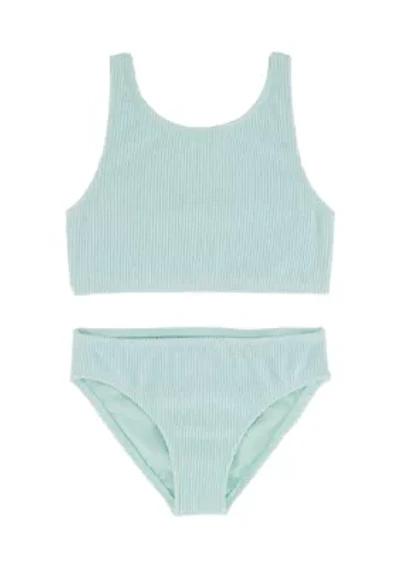 Girls 7-16 Printed Tankini Swim Set
