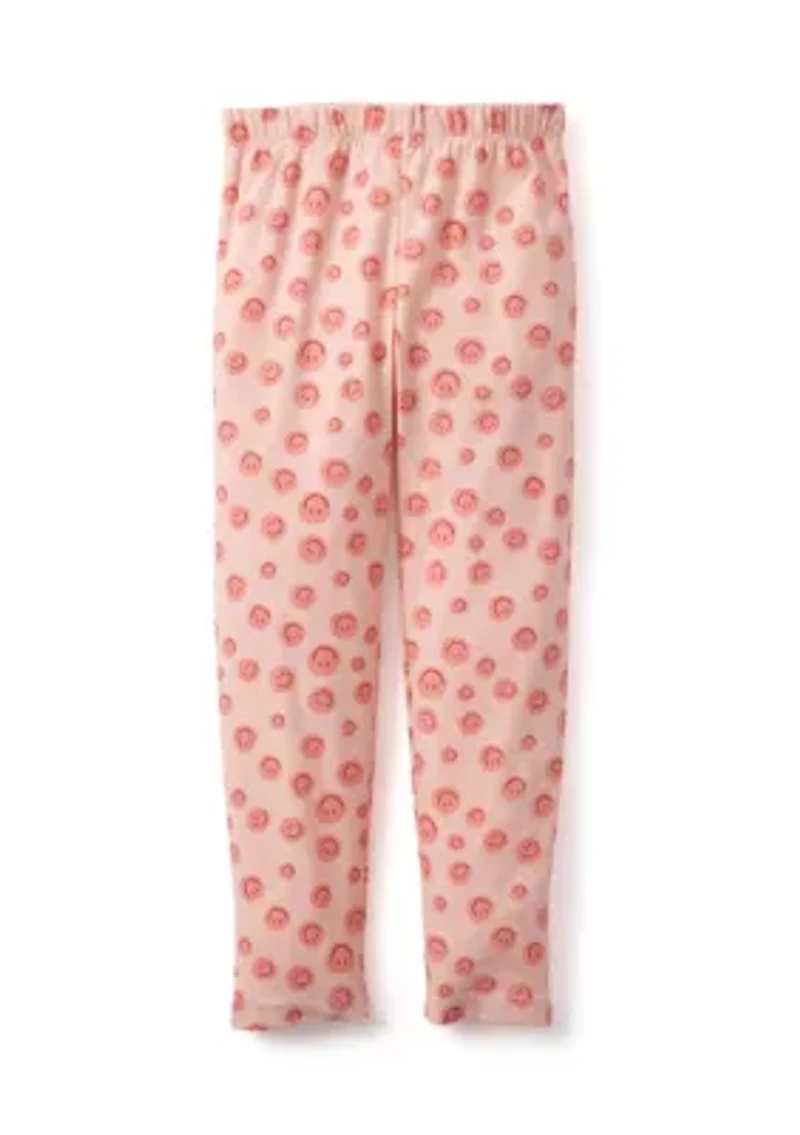 Girls 4-6x Smile Graphic Sweatshirt and Leggings Set
