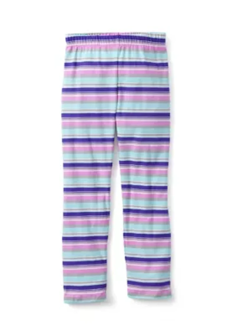 Girls 4-6x Keep Warm Graphic Top and Printed Leggings Set