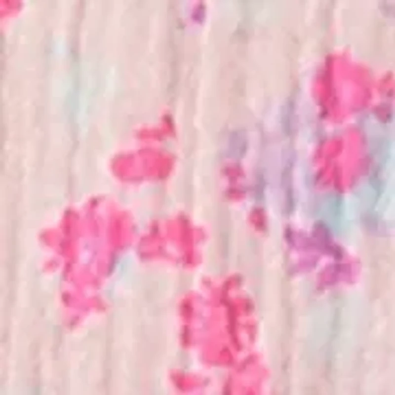 Girls 7-16 Prink Printed Collared Top