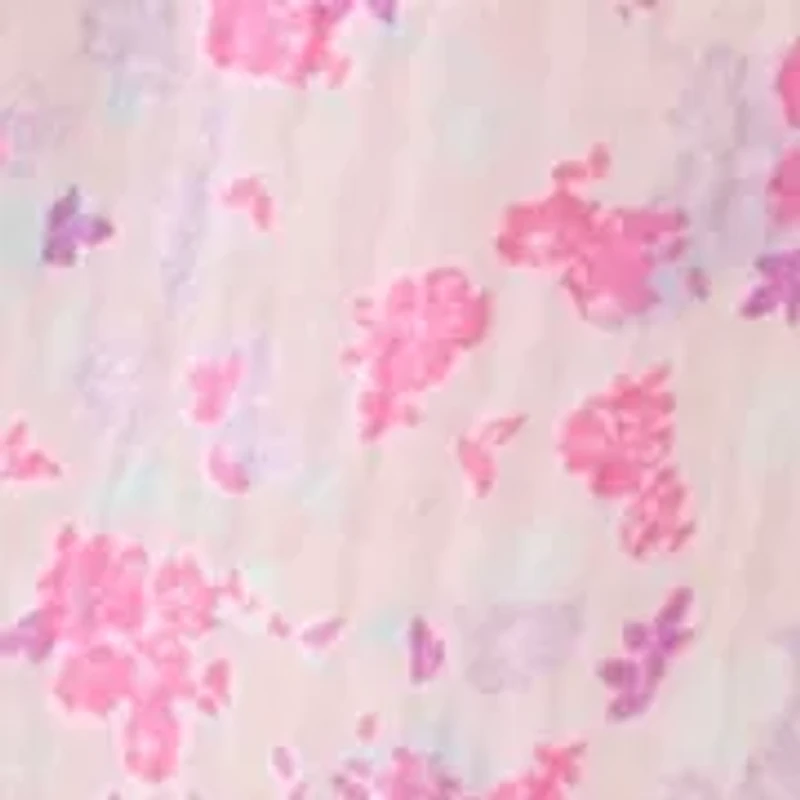 Girls 7-16 Pink Printed Shorts