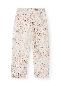 Girls 7-16 Floral Wide Leg Pants