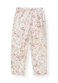 Girls 7-16 Floral Wide Leg Pants