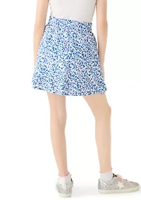 Girls 7-16 Floral Skort