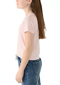 Girls 7-16 Bow Shoulder Top