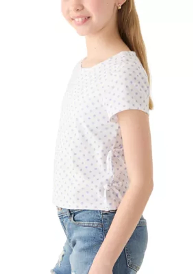 Girls 7-16 Side Bow Top