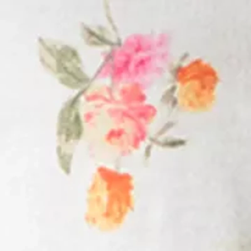 Girls 7-16 Floral Side Tie Top