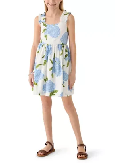 Girls 7-16 Hydrangea Print Dress