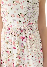 Girls 7-16 Floral Print Midi Dress