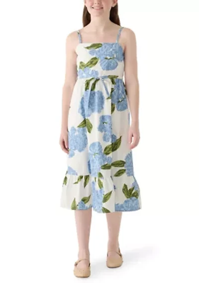 Girls 7-16 Hydrangea Maxi Dress