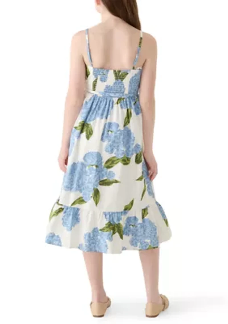 Girls 7-16 Hydrangea Maxi Dress