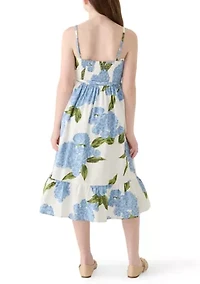 Girls 7-16 Hydrangea Maxi Dress