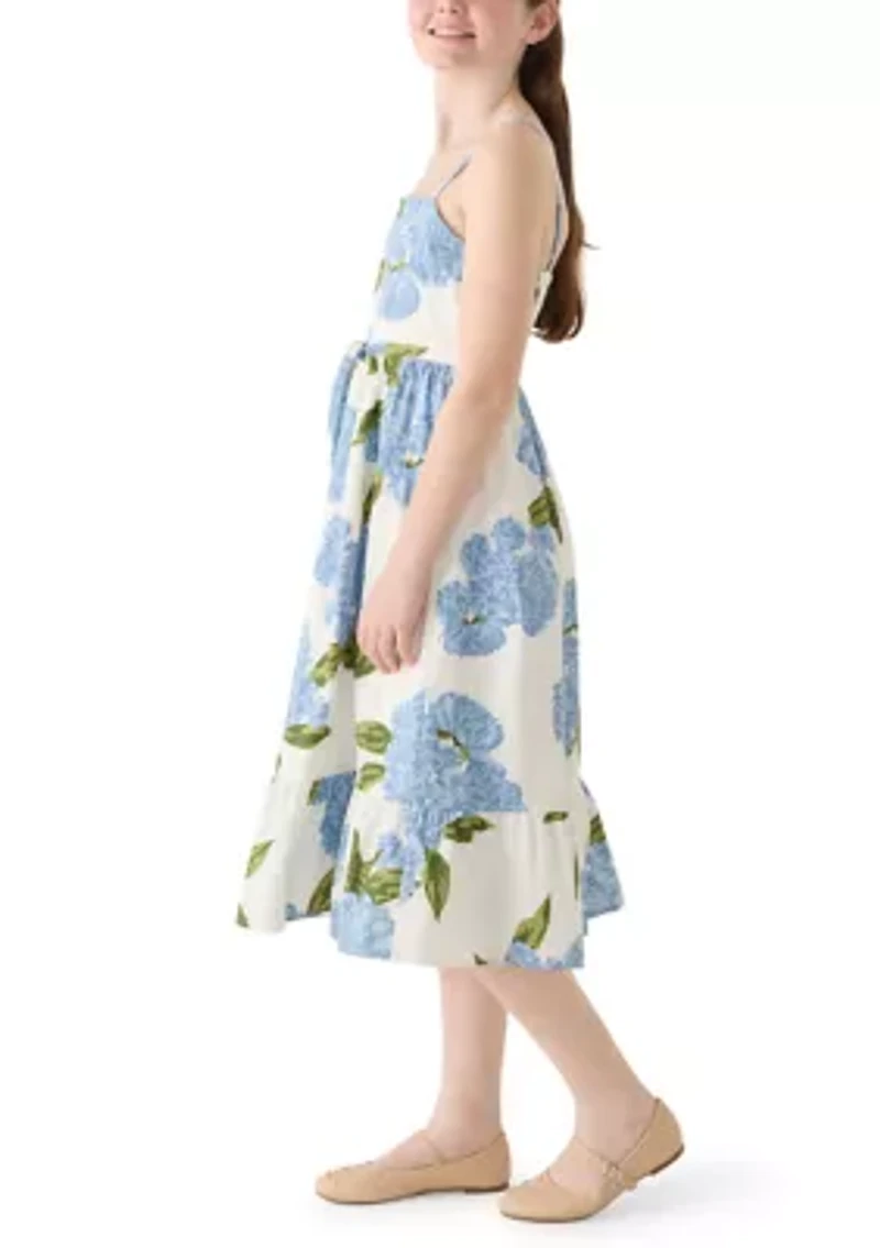 Girls 7-16 Hydrangea Maxi Dress