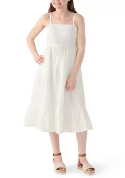 Girls 7-16 Eyelet Maxi Dress