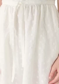 Girls 7-16 Eyelet Maxi Dress