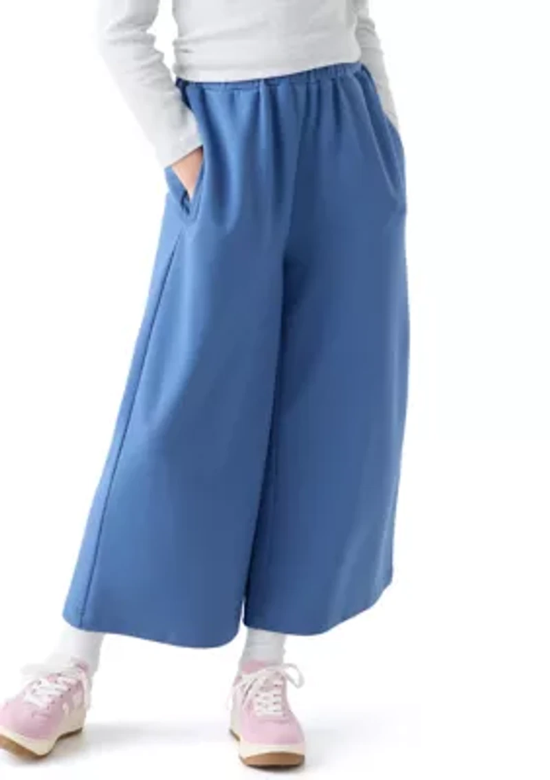 Girls 7-16 Wide-Leg Ponte Pants