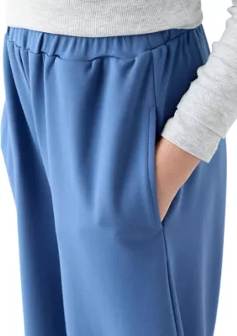 Girls 7-16 Wide-Leg Ponte Pants