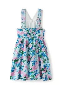 Girls 7-16 Jungle Floral Bow Dress