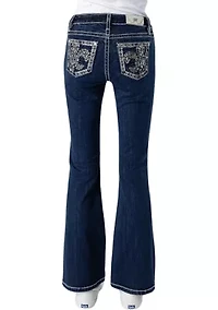 Girls 7-16 Dreamcatcher Embroidered Denim Jeans