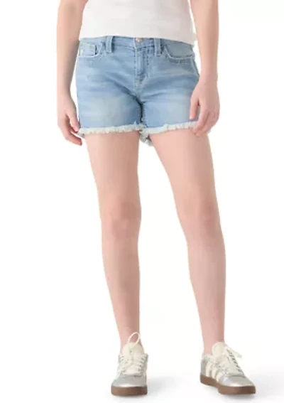 Girls 7-16 Embellished Denim Shorts