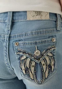 Girls 7-16 Embellished Denim Shorts
