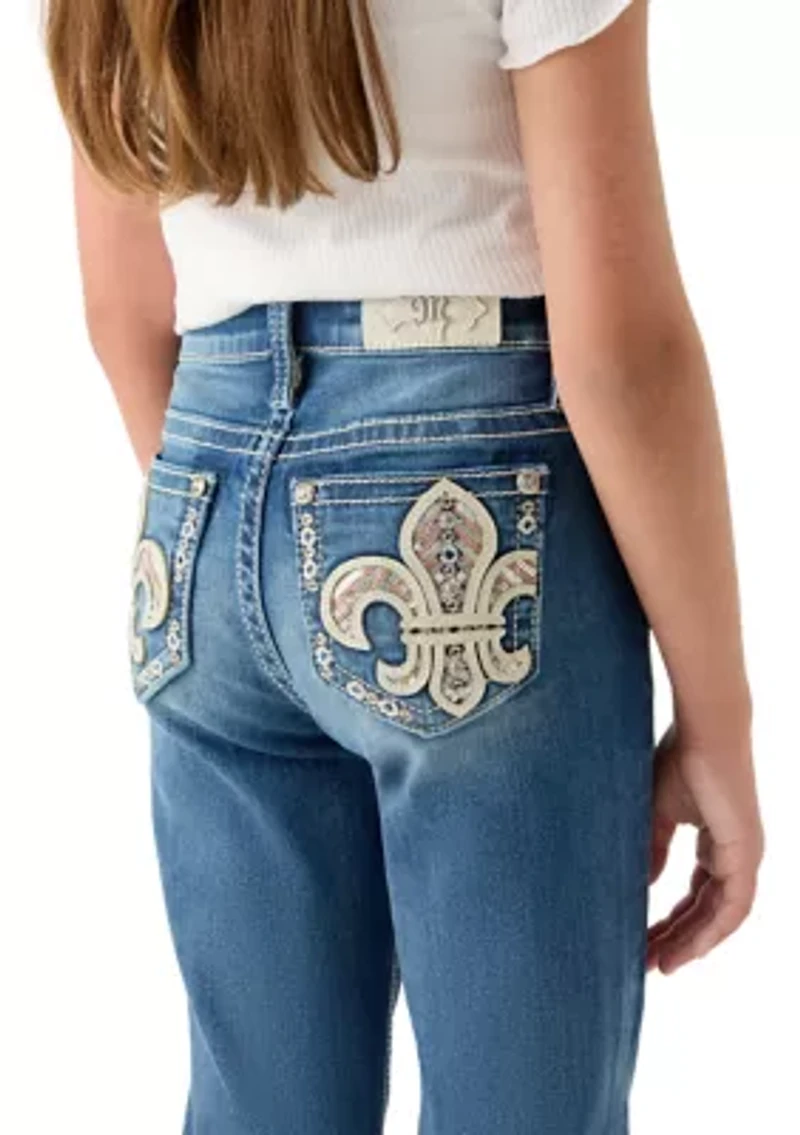 Girls 7-16 Fleur Pocket Jeans