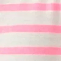 Girls 7-16 Striped Lace Peace Sign Graphic Pullover