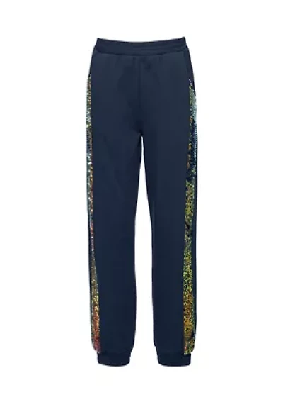 Girls 7-16  Sequin Inset Jogger Sweatpants