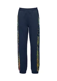 Girls 7-16  Sequin Inset Jogger Sweatpants