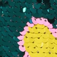 Girls 7-16 Sequined Heart Printed Skirt