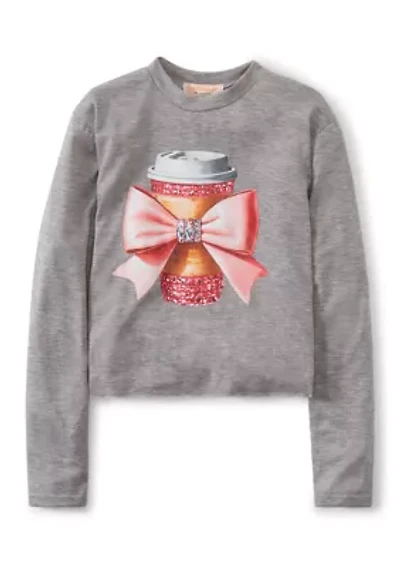 Girls 7-16 Glam Coffee Graphic T-Shirt