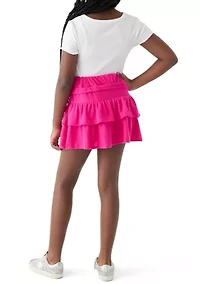 Girls 7-16 Hacci Thermal Tier Skirt