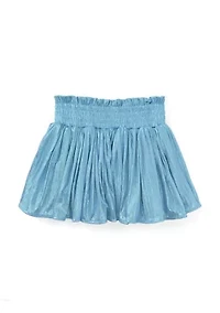 Girls 7-16 Plisse Shine Skort