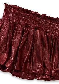Girls 7-16 Plisse Shine Skort