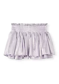 Girls 7-16 Plisse Shine Skort