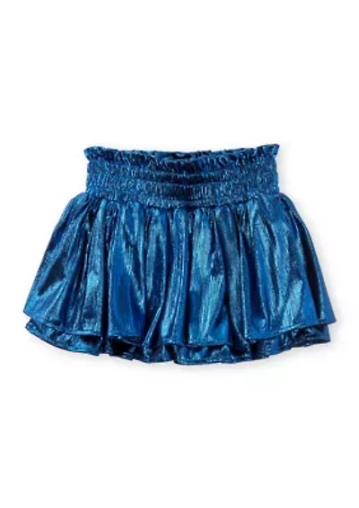 Girls 7-16 Shine Plissé Skort