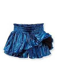 Girls 7-16 Shine Plissé Skort
