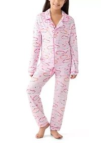 Girls 7-16 Friendship Bracelets 2 Piece Bamboo Lounge Set