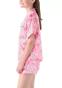 Girls 7-16 Cowgirl Printed Loungewear Set