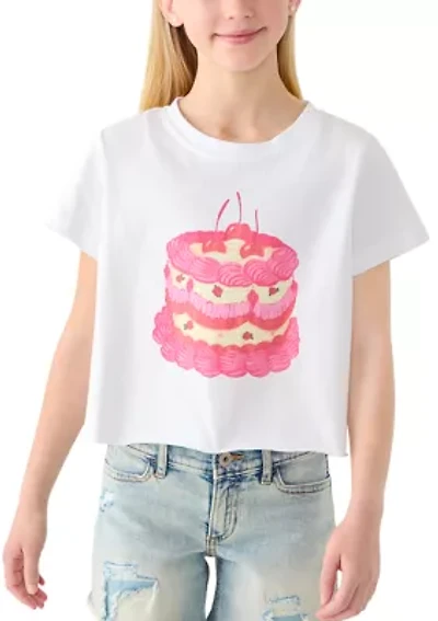 Girls 7-16 Cake Graphic Shirt