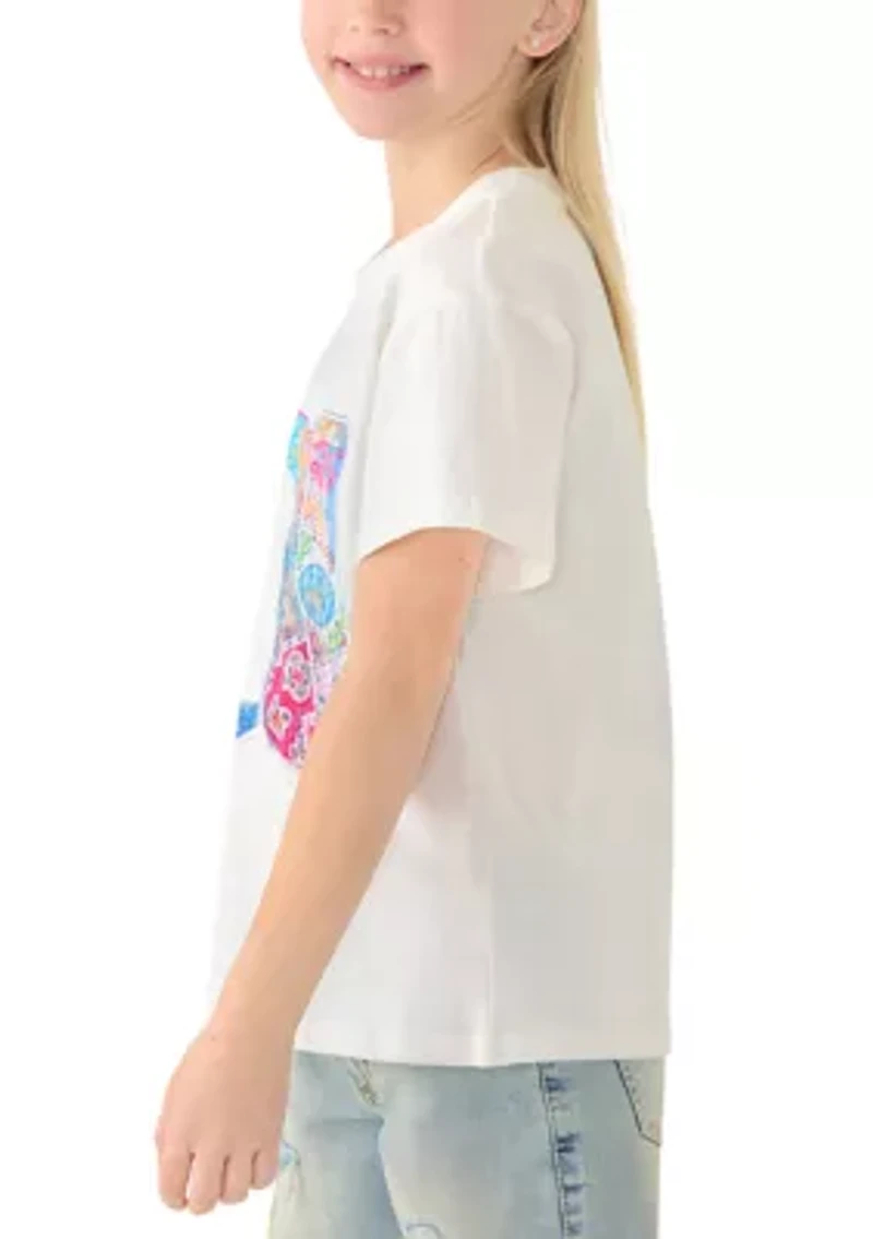Girls 7-16 Patchwork Boots Shirt